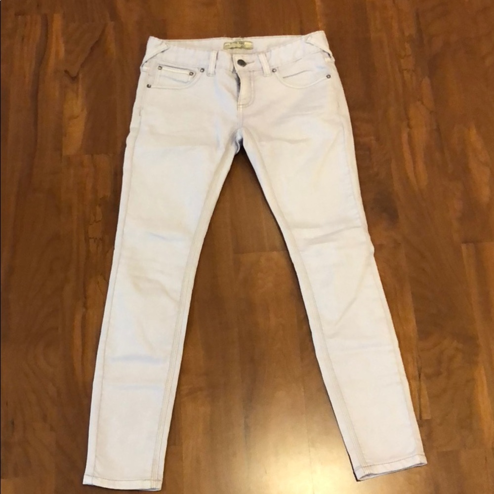 Lavender free people jeans